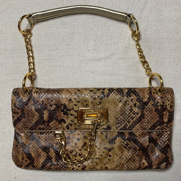 Michael Kors Snake Print Clutch - Picture 12 of 16